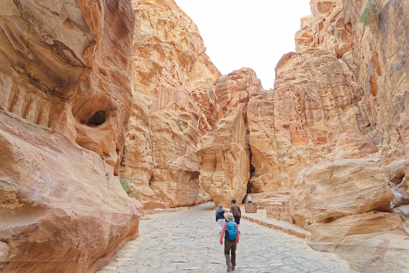 Petra. Al-Siq. Wadi Musa. .