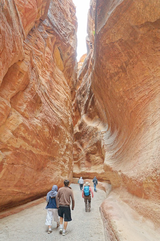 Petra. Al-Siq. Wadi Musa. .