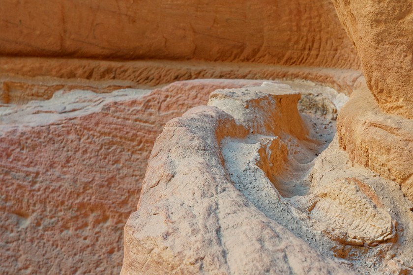 Petra. Remains of a water pipe. Wadi Musa. .
