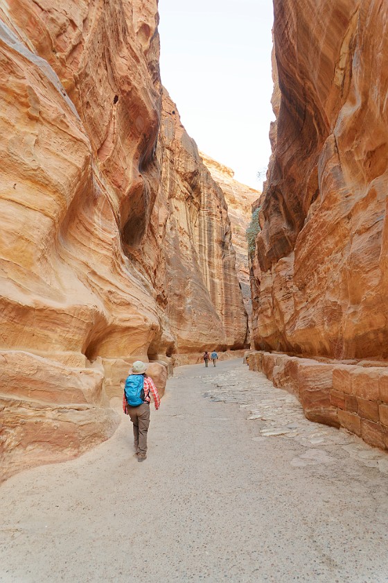 Petra. Al-Siq. Wadi Musa. .