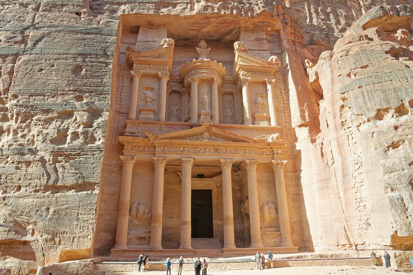 Petra. Treasury. Wadi Musa. .