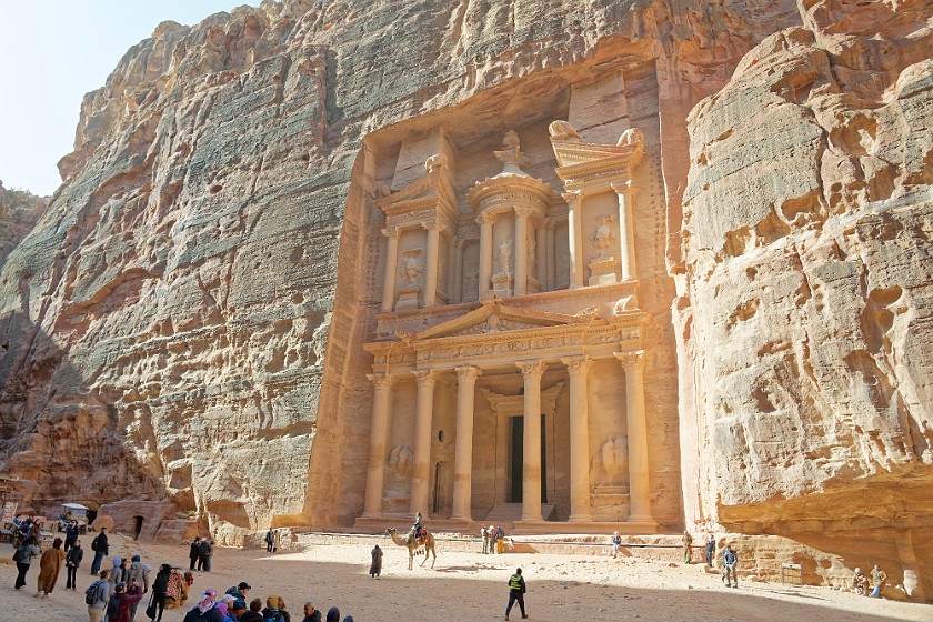 Petra. Treasury. Wadi Musa. .