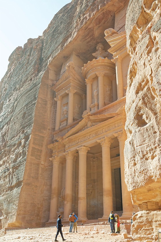 Petra. Treasury. Wadi Musa. .