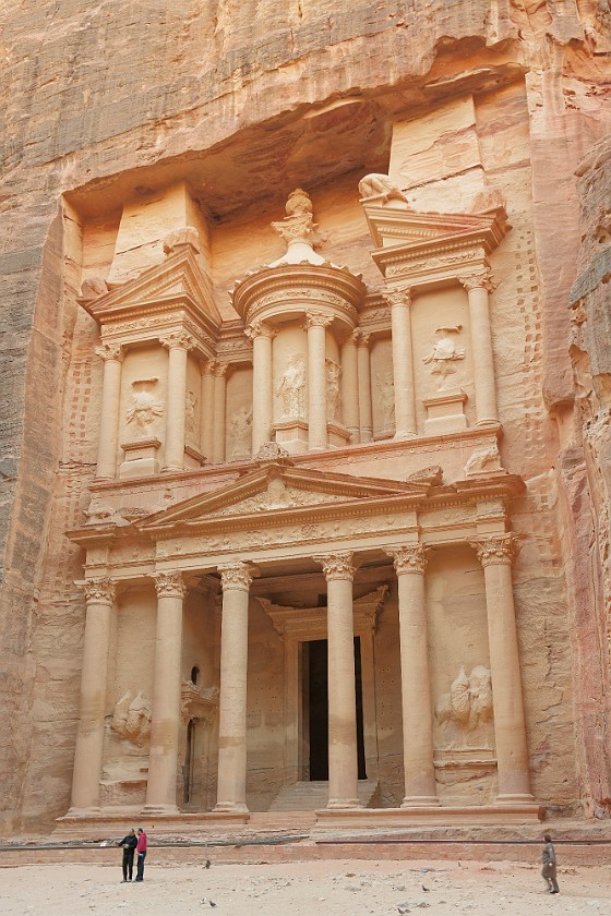 Petra. Treasury. Wadi Musa. .
