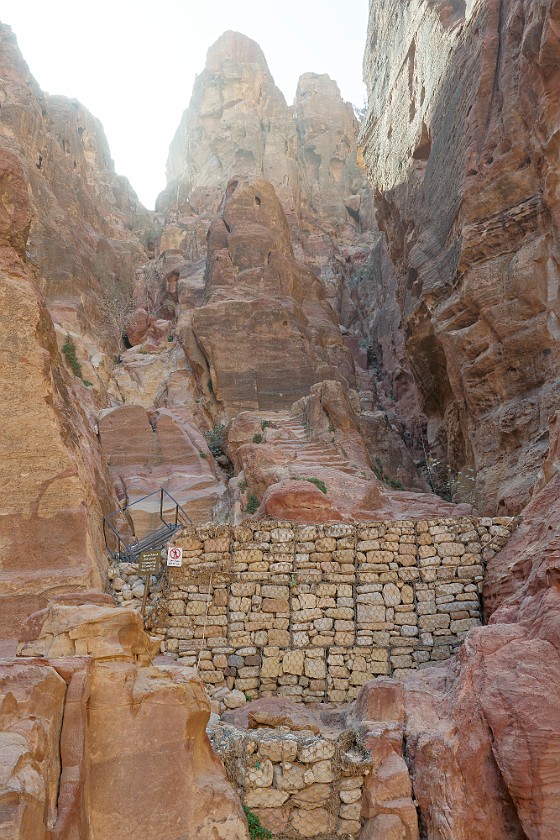 Petra. Path on the south of the Treasury. Wadi Musa. .