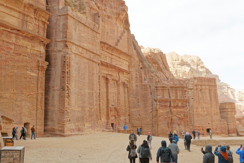 Petra. Street of Facades. Wadi Musa. .