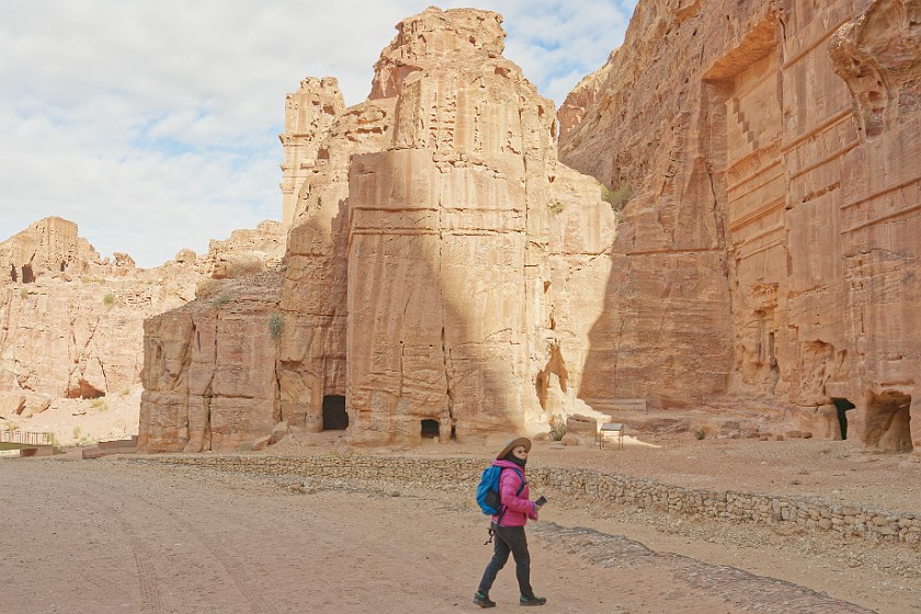 Petra. Street of Facades. Wadi Musa. .