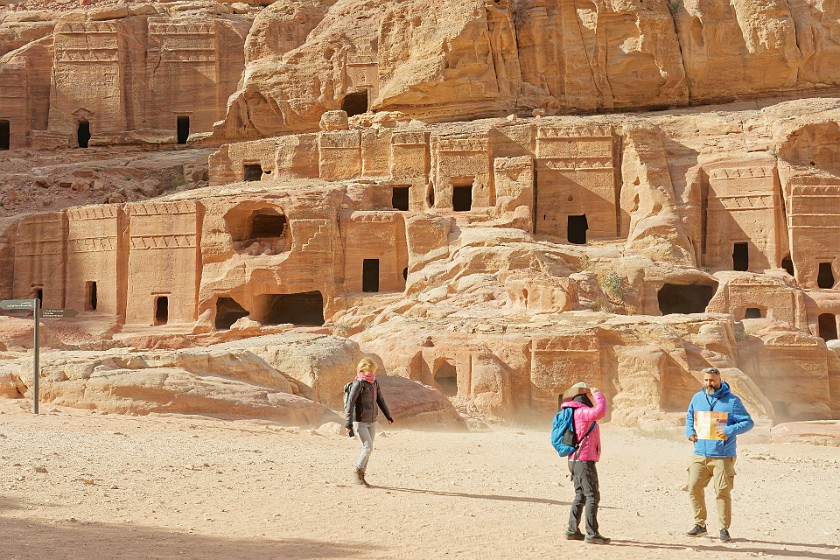Petra. Street of Facades. Wadi Musa. .