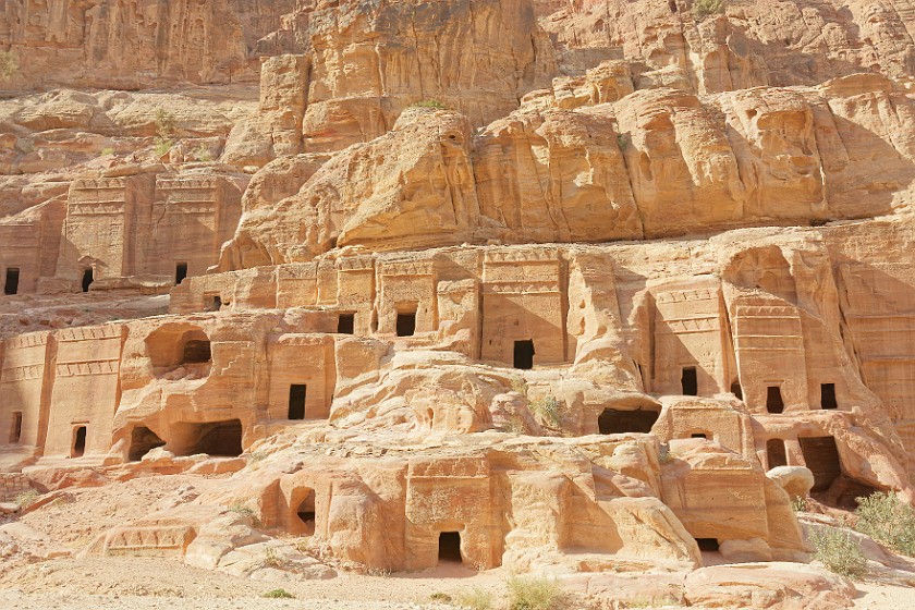 Petra. Street of Facades. Wadi Musa. .