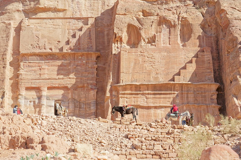 Petra. Silk Tomb. Wadi Musa. .