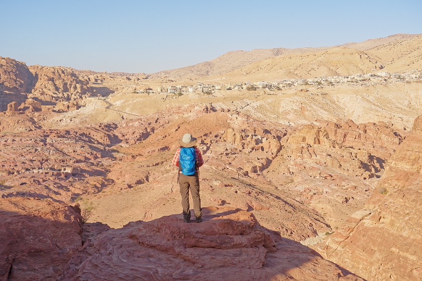 Petra. View on Uum Sayhoun. Wadi Musa. .