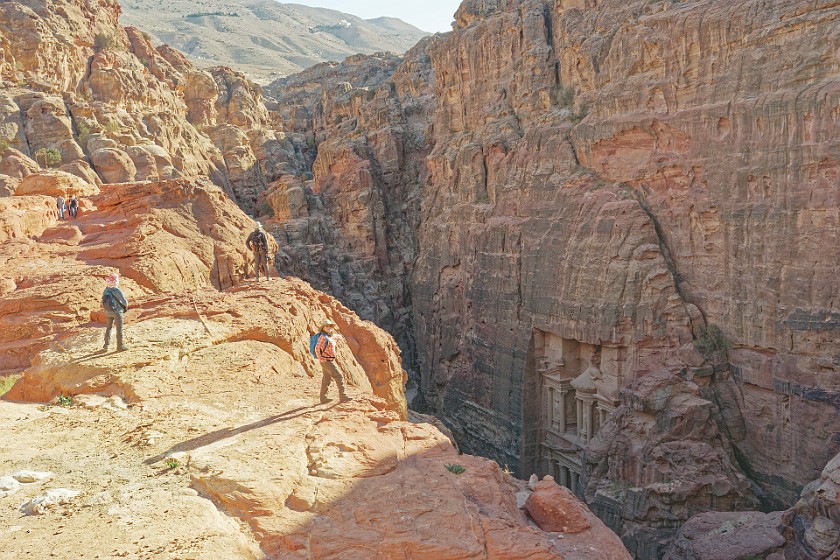 Petra. Walking up the Al-Khubtha trail. Wadi Musa. .