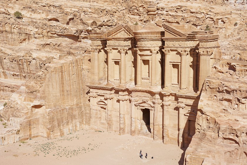 Petra. Ad-Dayr from above. Wadi Musa. .