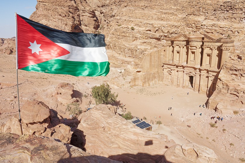 Petra. Ad-Dayr from above. Wadi Musa. .