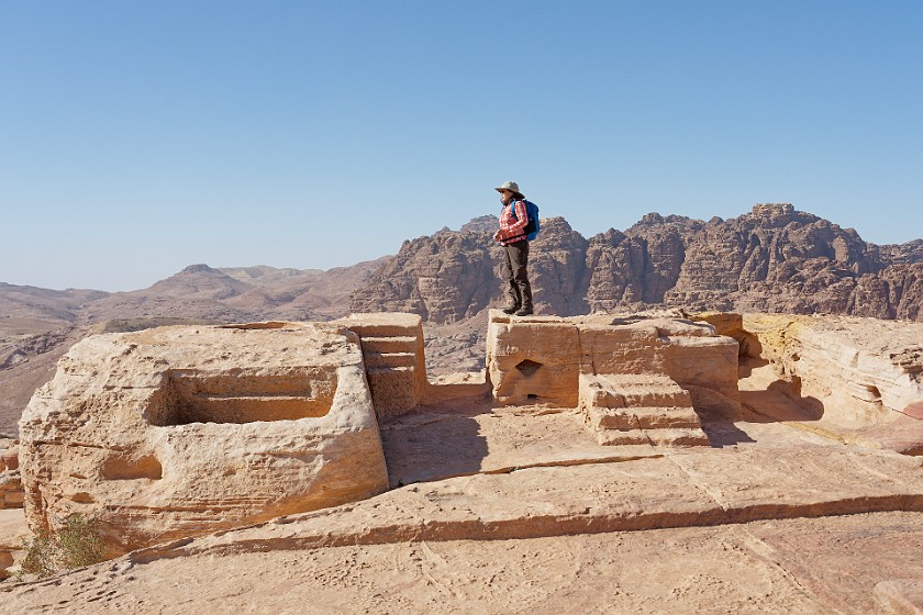 Petra. High Place of Sacrifice. Wadi Musa. .