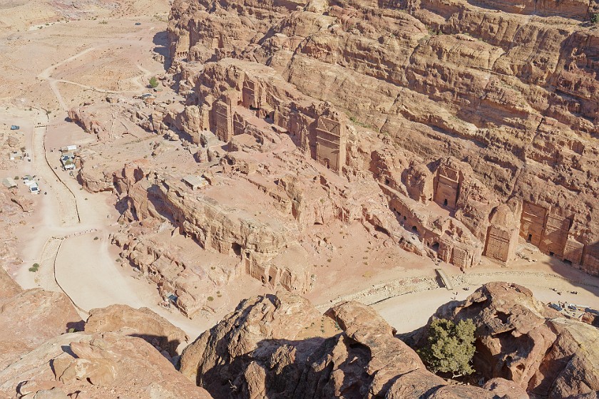 Petra. View on the Street of Facades. Wadi Musa. .