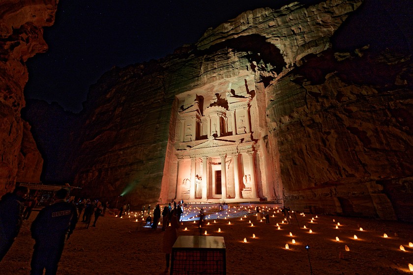 Petra. Petra at Night. Wadi Musa. .
