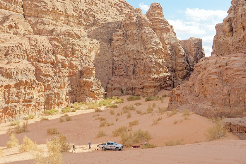 Wadi Rum. Break near the Abu Khasaba canyon. Wadi Rum. .