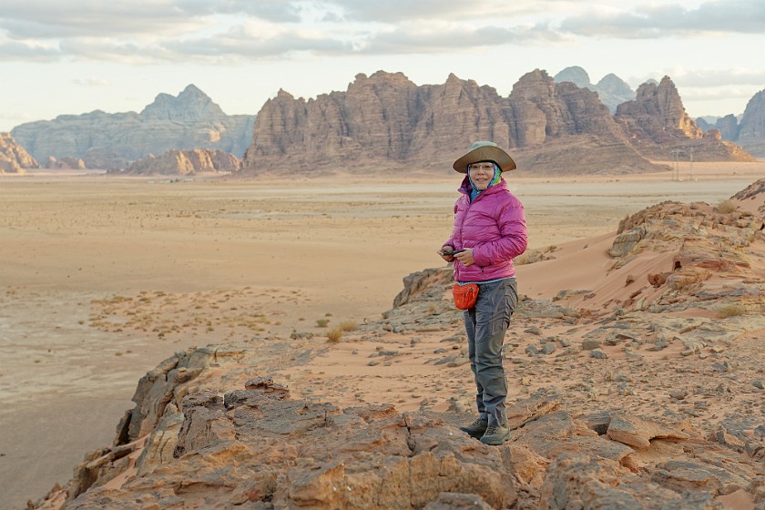 Wadi Rum. Sunset in the desert. Wadi Rum. .