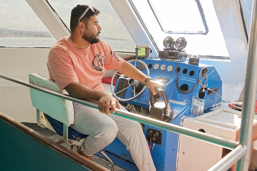 Aqaba. Glass bottom boat tour. near Aqaba. .