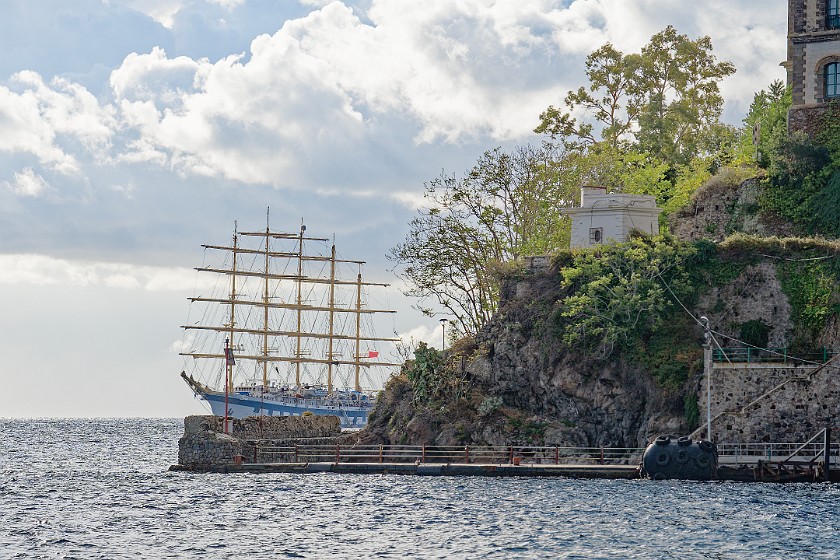 Lipari. Cruising yacht. Lipari. .