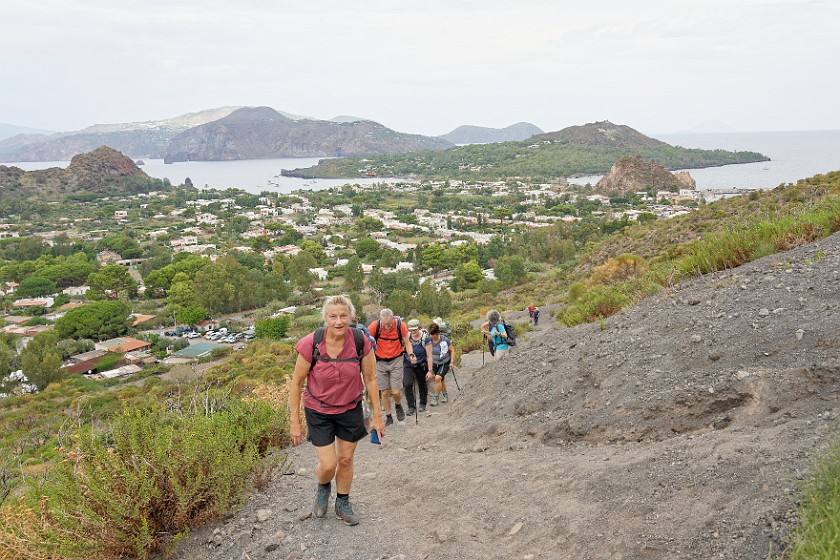 Hiking on Vulcano. Hiking. Vulcano. .