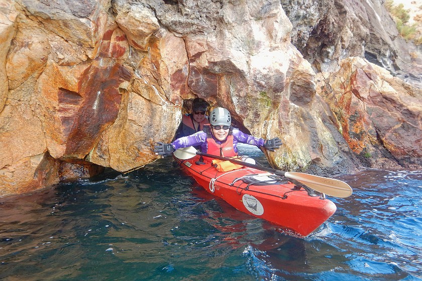 Kayaking on Vulcano. Kayaking. Vulcano. .