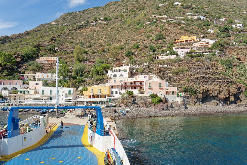 Alicudi. Alicudi harbor. Alicudi. .