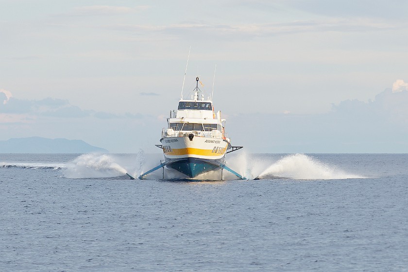 Hiking on Alicudi. Hydrofoil. Alicudi. .