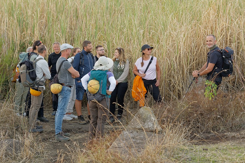 Hiking to the Stromboli Observation Platform. Tour group. Stromboli. .