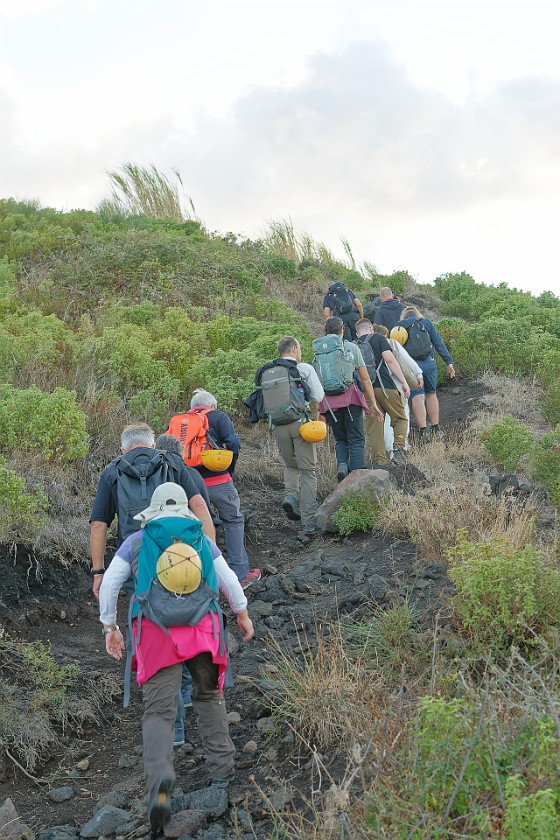 Hiking to the Stromboli Observation Platform. Hiking. Stromboli. .