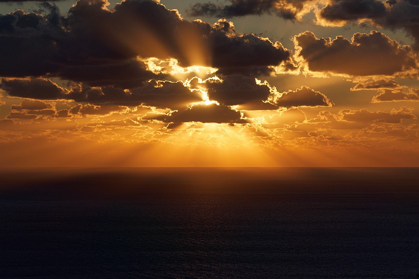 Hiking to the Stromboli Observation Platform. Sunset. Stromboli. .