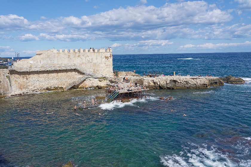 Siracusa. Spiaggia Diana nel Forte. Siracusa. .