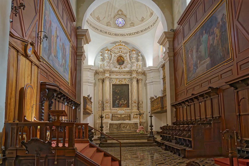 Siracusa. Altar of the Syracuse Cathedral. Siracusa. .