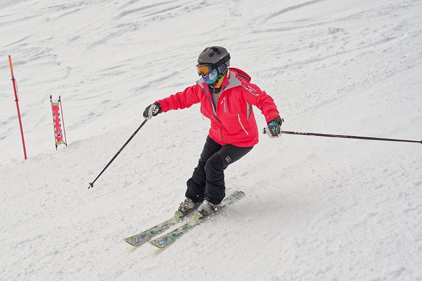 Skiing in the Schnalstal. Skiing. Kurzras. .