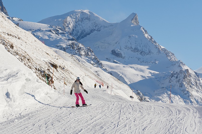 Skiing the Rothorn Area. Skiing. near Zermatt. .