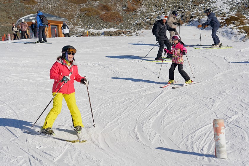 Wolli-Park. Ski training. near Zermatt. .