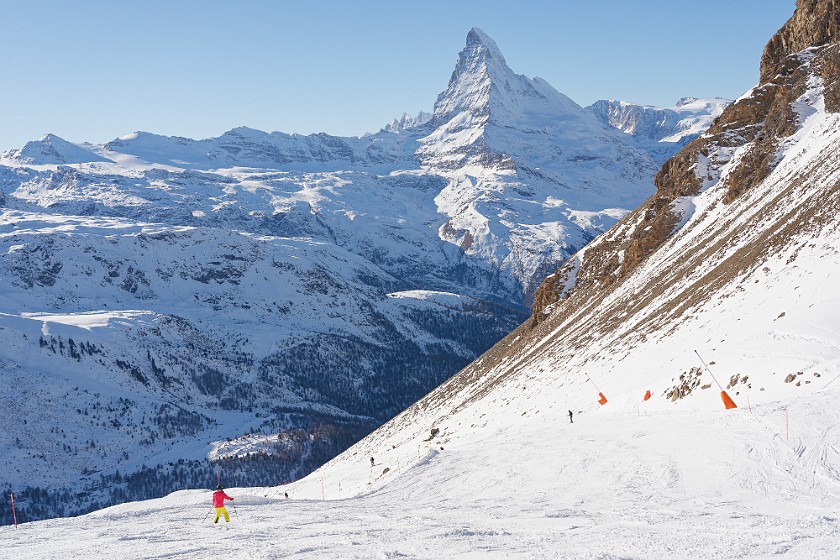 Skiing the Rothorn Area. Skiing. near Zermatt. .