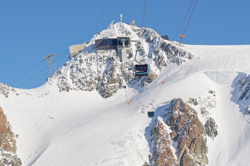 Klein Matterhorn. Gondola to the Klein Matterhorn. near Zermatt. .