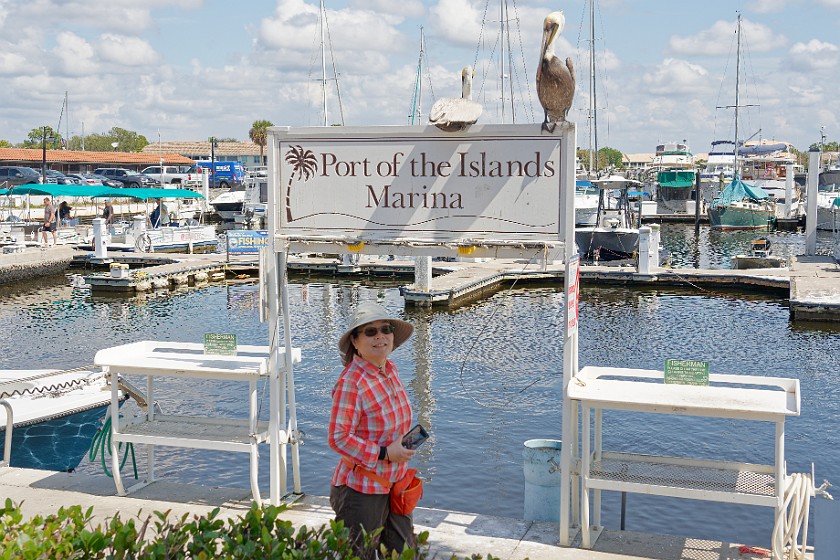 Ten Thousand Islands Tour. Port of Islands marina. near Naples. .