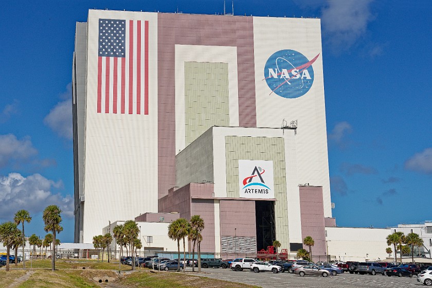 Kennedy Space Center. NASA vehicle assembly building. Merritt Island. .