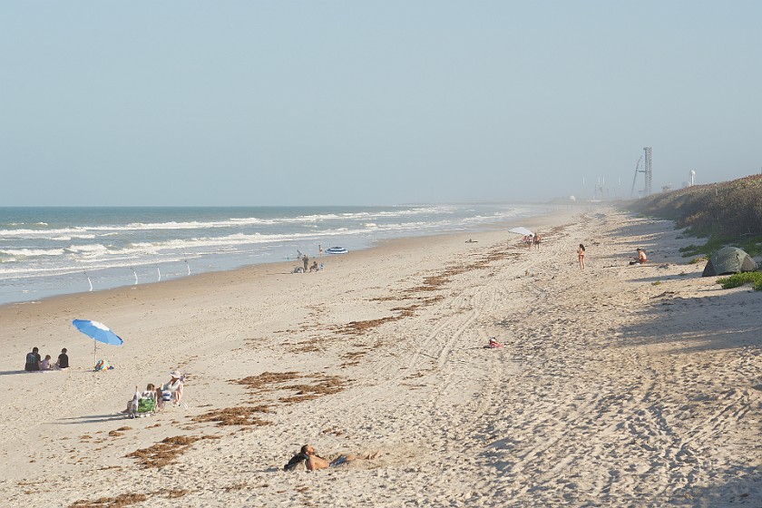 Canaveral National Seashore. Playalinda beach. Merritt Island. .