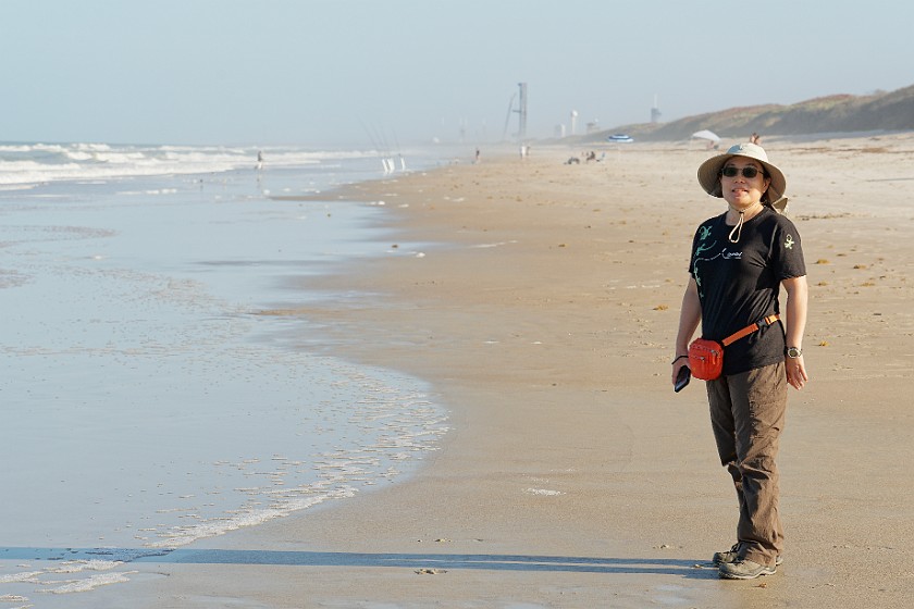 Canaveral National Seashore. Portrait at the Playalinda beach. Merritt Island. .